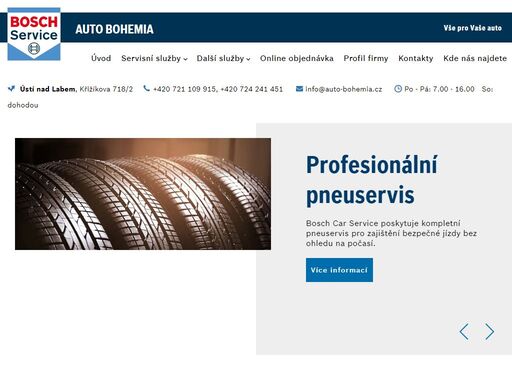 profesionální servis pro vaše auto - inspekce a kontroly, servis elektroniky, klima servis, servis motoru, servis brzd, test světlometů, servis mechaniky, pneuservis, servis skel, karosářské a lakýrnické práce, zabezpečení vozidel, měření geometrie náprav,