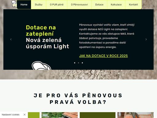 pěnovous rychle zateplí vaši stavbu pur pěnou. čistá práce a slušné jednání? samozřejmě! s pěnovousem dohodnuté slovo platí. udělejte další krok k realizaci zateplení svého projektu.