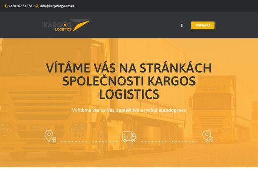 kargos logistics - profesionální přeprava zboží. mezinárodní doprava a efektivní řešení vašich logistických potřeb. rychlost a spolehlivost.