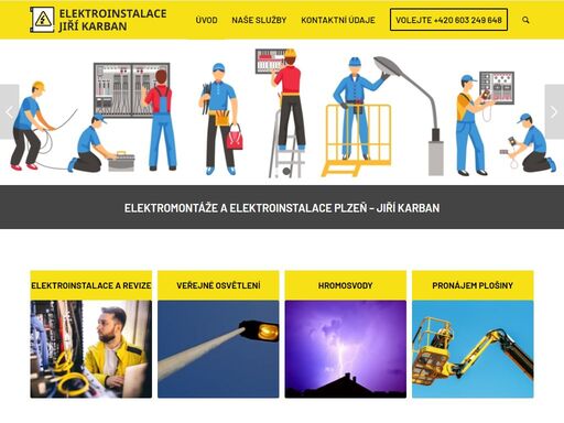 provádíme montáže elektrických zařízení dodavatelským způsobem, domovní, bytové a průmyslové elektroinstalace, montáž a údržba veřejného osvětlení a hromosvodů