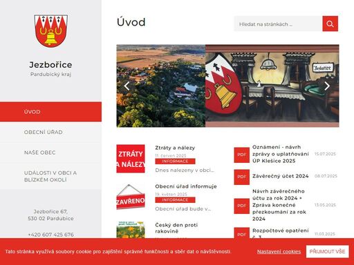 obec jezbořice patří administrativně pod okres pardubice a náleží pod pardubický kraj. úředně žije v katastru této menší obce zhruba tři sta čtyřicet obyvatel. leží v průměrné nadmořské výšce 268 metrů nad mořem. celková katastrální plocha obce je 436 ha, z toho orná půda zabírá osmdesát tři procent.