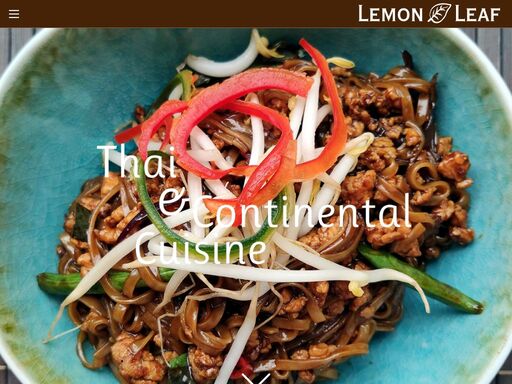 thajská a kontinentální restaurace lemon leaf - přijďte ochutnat thajsko! adresa: myslíkova 14, nové město, praha, tel: +420 224 919 056, info@lemon.cz