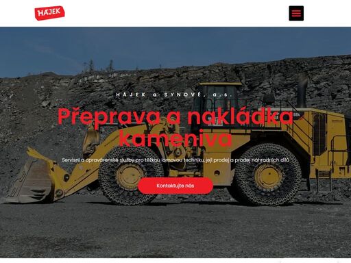 dále provozujeme servisní a opravárenské služby pro těžkou lomovou techniku, její prodej a prodej náhradních dílů.