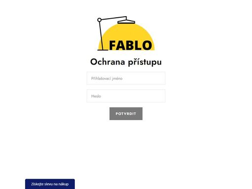 ochrana přístupu, fablo.cz