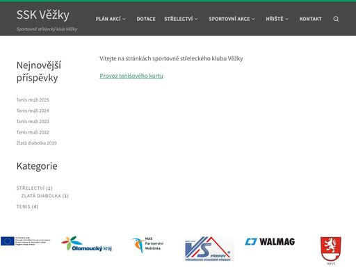ssk věžky, sportovně střelecký klub