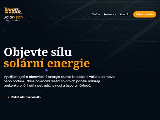 objevte sílu solární energie s našimi pokročilými solárními panely. nabízíme efektivní, udržitelná a úsporná řešení pro váš domov nebo podnik.