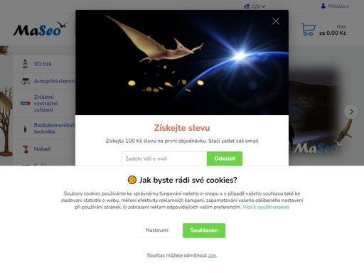 v našem e-shopu naleznete velký výběr pečlivě vybraných produktů elektroniky, autopříslušenství, nářadí a mnoha dalšího. specializujeme se na vlastní 3d výrobu produktů na zakázku. 
