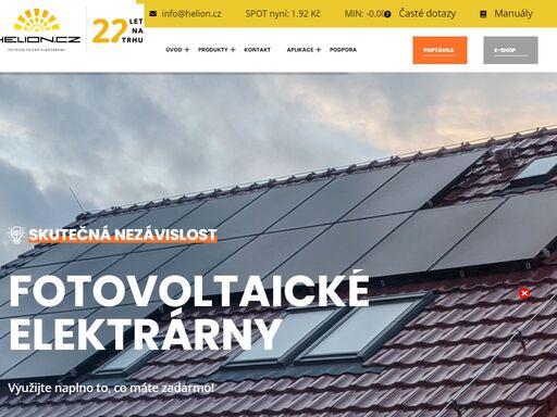 jsme číslo jedna ve vašem kraji v oblasti fotovoltaiky. profesionální přístup, individuální řešení, dlouholeté zkušenosti.