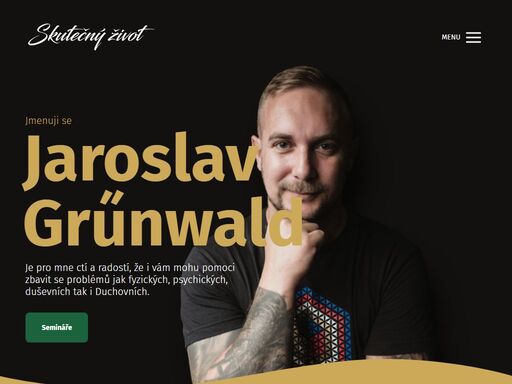 jaroslav grűnwald osobní terapeut, šaman a lektor