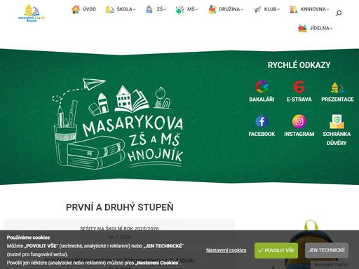 navštivte naše oficiální webové stránky a podívejte se sami, jak naše škola žije. věříme, že zde naleznete veškeré informace.
