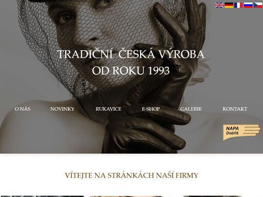 napa dobříš s.r.o. je tradiční český výrobce kožených rukavic od roku 1993.; se svým sortimentem a možností zakázkové výroby uspokojí i ty nenáročnější; zákazníky. 