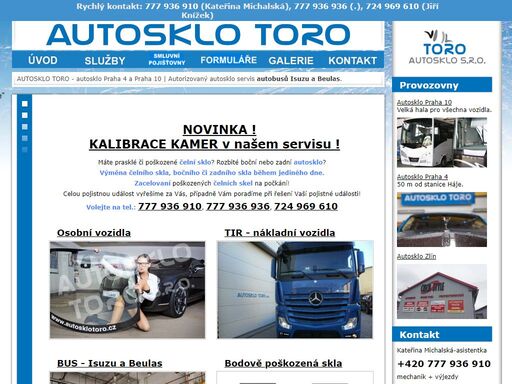 provádíme opravu, zacelování nebo výměnu autoskel osobních a nákladních automobilů a autobusů isuzu a beulas. naše provozovny se nacházejí na adresách praha 4 a praha 10.