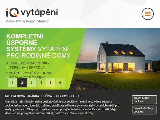vytápění domů, kotle, krby, krbové vložky, akumulační zásobníky, hydroboxy, podlahové vytápění
