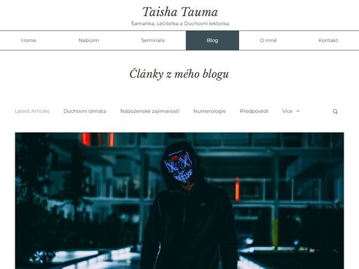 taisha tauma - šamanka, léčitelka a duchovní poradenství. lidem pomáhám s fyzickými potížemi, ale i psychickými problémy, vztahy a v neposlední řadě i s duchovními záležitostmi. více informací na stránce samanizmus.cz