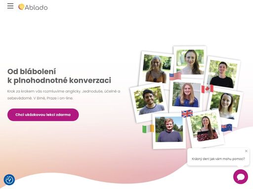 krok za krokem vás rozmluvíme anglicky. jednoduše, účelně a sebevědomě. v brně, praze i on-line.. zkuste lekci zdarma!