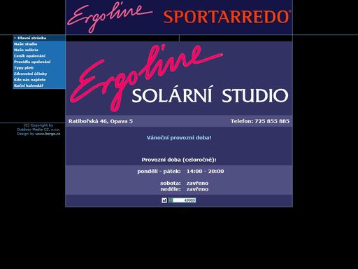 ergoline solární studio