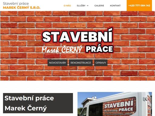 společnost zajišťuje kompletní dodávky novostaveb, odstraňování starých staveb, rekonstrukce a opravy stávajících objektů. nově provádí také zemní práce, práce bagrem a přistavení kontejnerů.