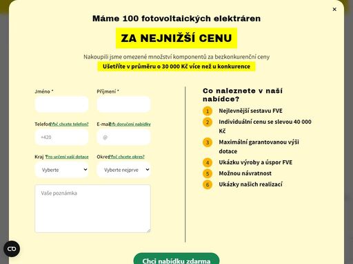 přestaňte řešit účty za elektřinu. profesionální instalace, distribuce a prodej fotovoltaických systémů a solárních elektráren pro domácnosti a firmy. působíme po celé čr.