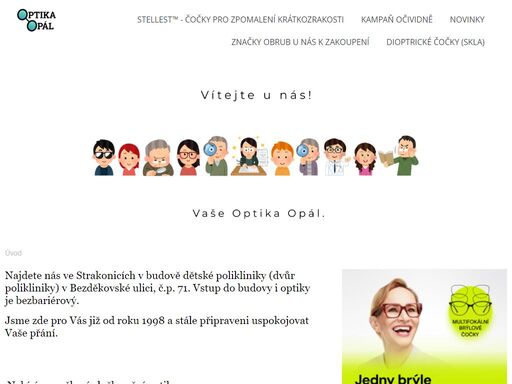 nabízíme veškeré služby oční optiky. obruby. značkové brýlové čočky. počítačová simulace vybrané čočky. výběr obrub pomocí kamerového systému.