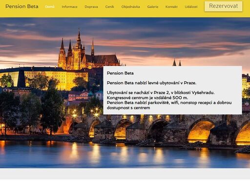 pension beta nabízí levné ubytování v praze 2, včetně zabezpečeného parkoviště. nachází se v blízkosti vyšehradu a kongresového centra praha.