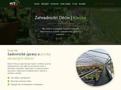 vytváříme krásné zahrady! nabízíme profesionální sadovnické úpravy, prodej okrasných dřevin a široký sortiment kytek a zahradních potřeb. 