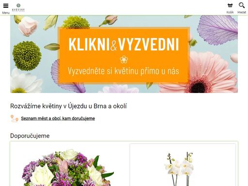 rozvážíme z našeho květinářství v újezdu u brna ? doručujeme také do okolních obcí ? čerstvé voňavé květiny ? luxusní vazby ? profesionální floristé ? skvělé ceny s garanci kvality ?  