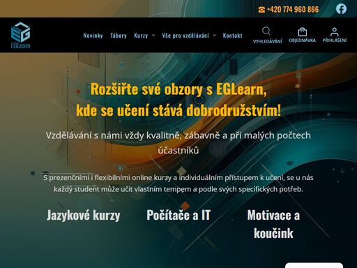 eglearn s.r.o. vzdělávání - kurzy a rekvalifikace. virtuální třídy od lektorů pro lektory.