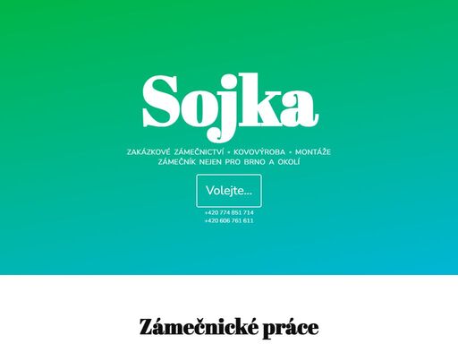 zámečnictví sojka brno