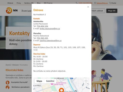 pobočka na hradbách 2, ostrava. na našich obchodních místech jsme i nadále připraveni řešit požadavky klientů.