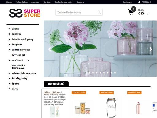 kuchyňské, bytové, módní doplňky a dárky nakupujte 7 dní v týdnu. doprava zdarma nad 1000kč.