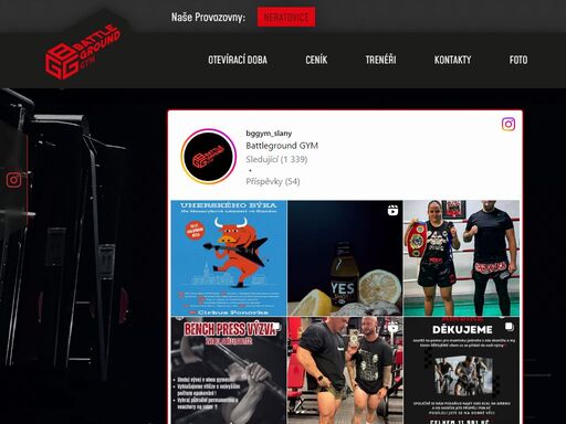 posilovna s profesionálním týmem trenérů.