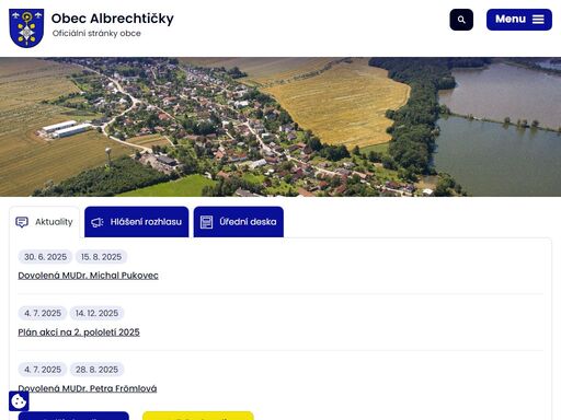 albrechtičky je obec v okrese nový jičín. obec má asi 662 obyvatel a 212 popisných čísel. obec byla založena ve 14. století.