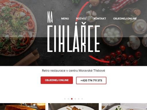 stylová retro restaurace nabízející burgery, pizzy a další. restaurace zajišťuje i rozvoz jídel, ten můžete objednat online a nebo po telefonu.