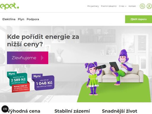 zajistíme vám levnou elektřinu i plyn bez dlouhodobých závazků. jsme stabilní a férový dodavatel energií se silným zázemím pro firmy i domácnosti v Čr.