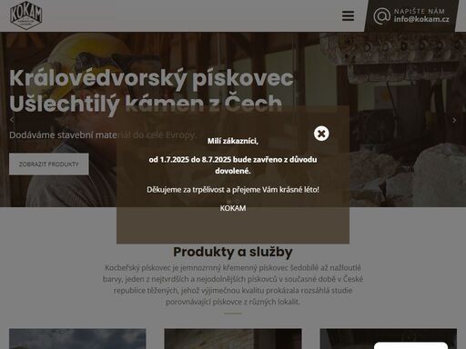 objevte odolnost a krásu kocbeřského pískovce! na těžbu, zpracování, ale i prodej pískovce se zaměřujeme již od roku 1992. s výběrem vám rádi pomůžeme.