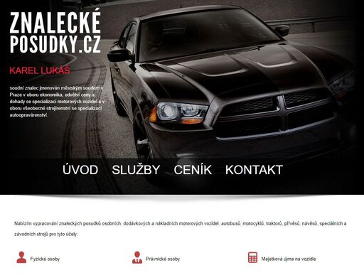 karel lukáš  - znalecké posudky - ceny a odhady motorových vozidel