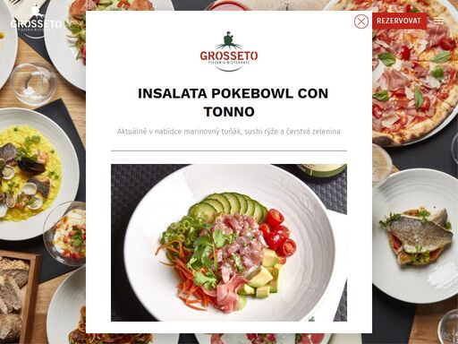 italská gastronomie bez kompromisů. grosseto zahrnuje síť pěti restaurací, obchod s italskými specialitami a školu vaření.