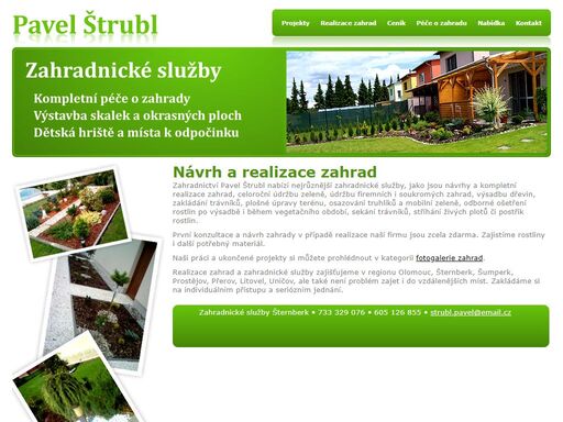 v nabídce zahradnických služeb najdete kompletní realizace zahrad včetně návrhů, celoroční údržbu zeleně a další.