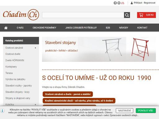 internetový obchod s kvalitním zámečnickým zbožím vyrobeným naší firmou.