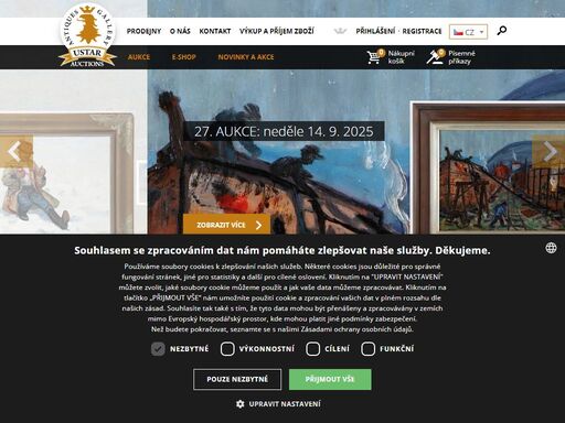 starožitnosti a galerie ustar, zveme vás do našich prodejen v centru prahy a olomouce. zaměřujeme se zejména na kvalitní obrazy, hodiny, hodinky, nábytek, porcelán, sklo, stříbro, šperky, mince, medaile, řády a vyznamenání, zbraně a militárie. 