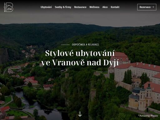 ubytování penzion vranov nad dyjí - dovolená s dětmi a top svatební místo.