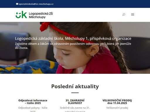naše logopedická základní škola v měcholupech zajistí žákům a studentům se zdravotním postižením odbornou péči, která jim pomůže do života.