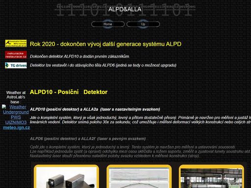 astrolab-sdružení zabývající se návrhem a výrobou astronomické, měřící a laboratorní techniky.