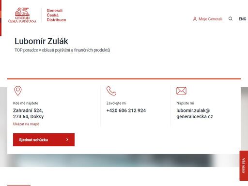 zjistěte kontakt na pojišťovacího poradce i přehled služeb, které vám může nabídnout.