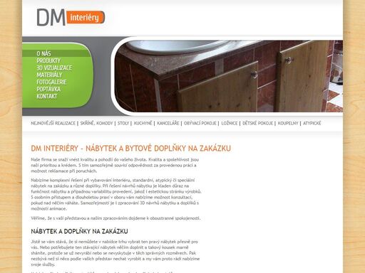 kvalitní nábytek vyrobený na míru - skříně, kuchyně, stoly