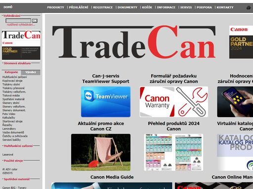 prodej kancelářské techniky a spotřebního materiálu canon
