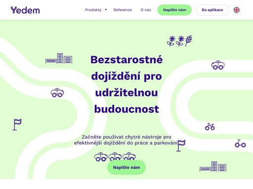 rezervační nástroj pro firemní parkování a spolujízdu zaměstnanců. rozdělí parkovací místa a lidem usnadní spolujízdu do práce.
