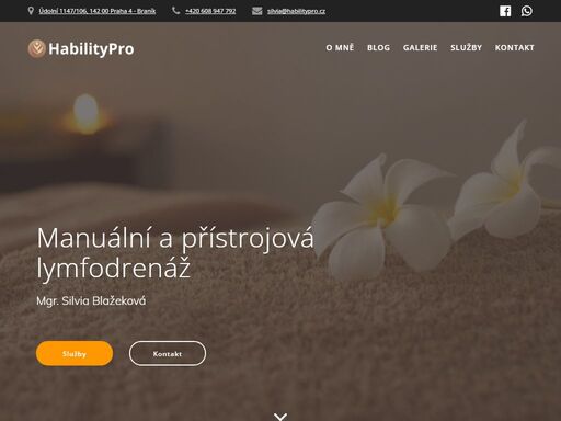 manuální lymfodrenáže