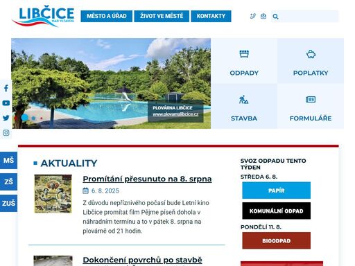 oficiální stránky města libčice nad vltavou