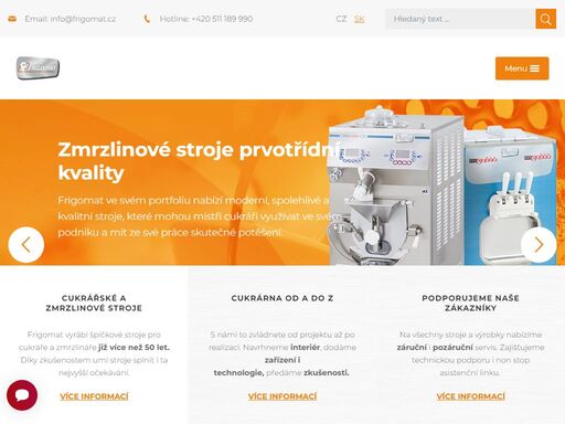italské zmrzlinové stroje na kopečkovou i točenou zmrzlinu a cukrářské stroje. provádíme profesionální servis, pronájem a poradenství.